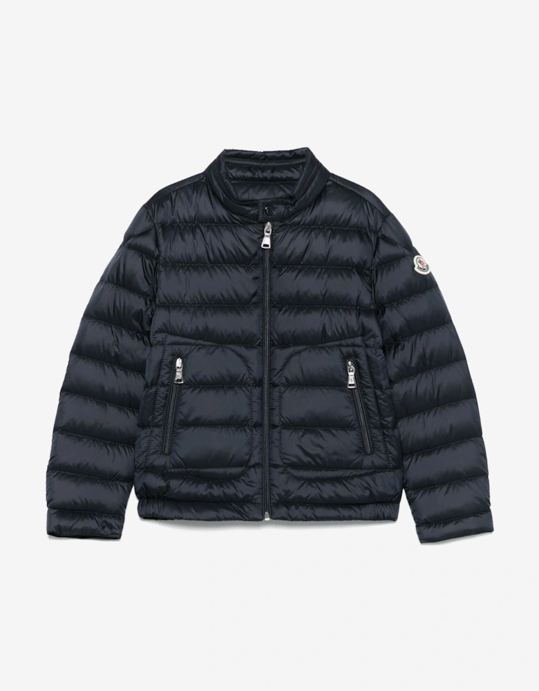 Boys Down Padded Acorus Jacket in Navy