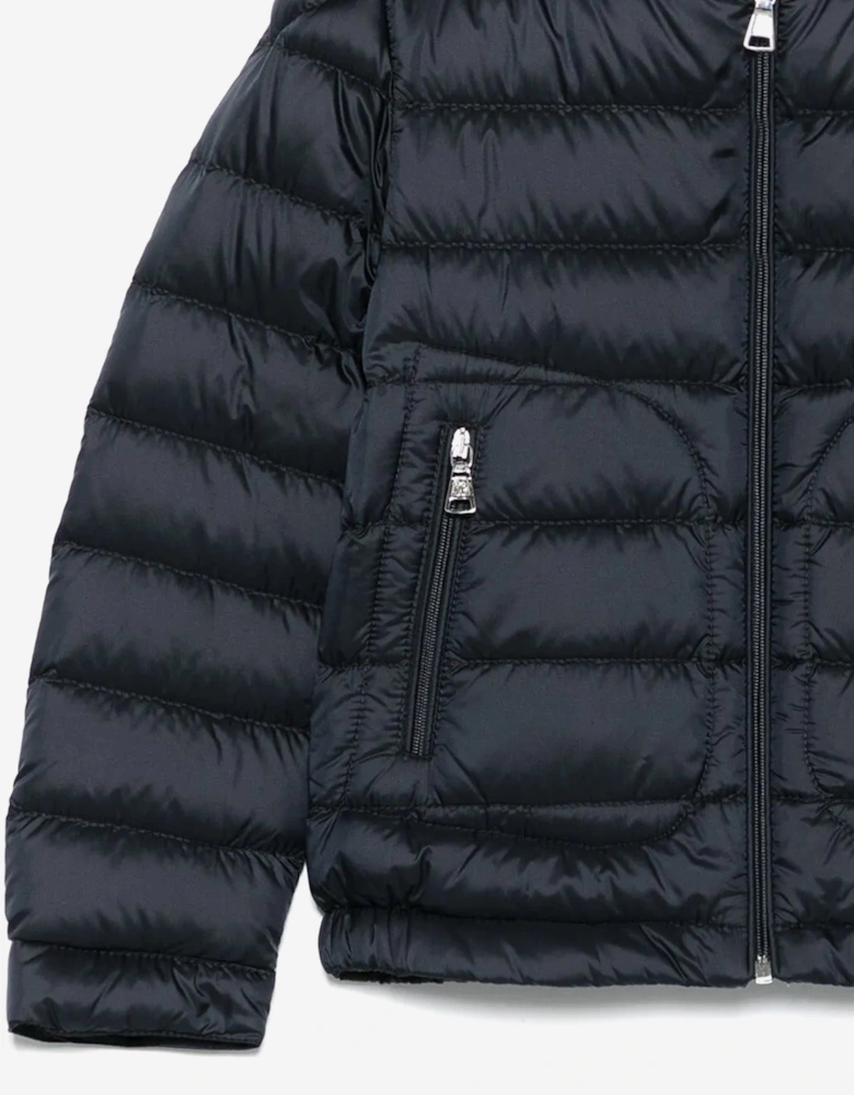 Boys Down Padded Acorus Jacket in Navy