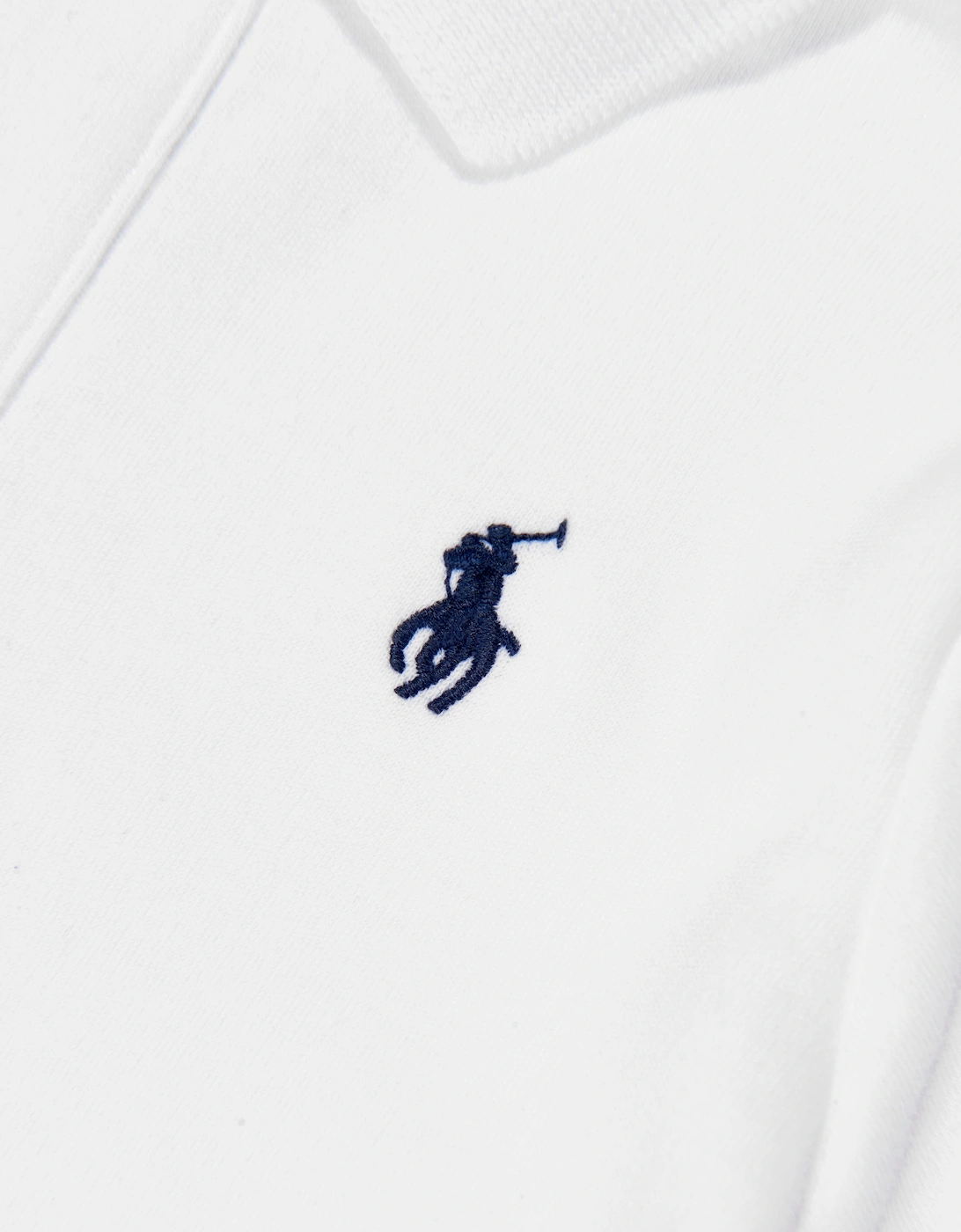 Baby Boys Logo Polo Shirt in White