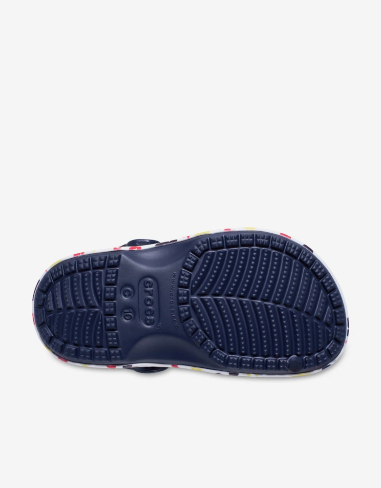 Kids Mickey Friends Classic Clog in Navy