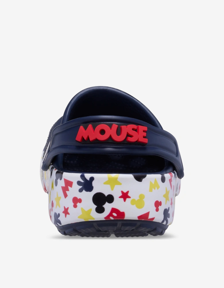 Kids Mickey Friends Classic Clog in Navy