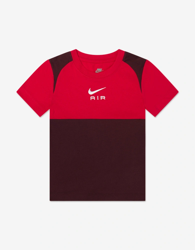 Boys Air Fleece Short Set in Red
