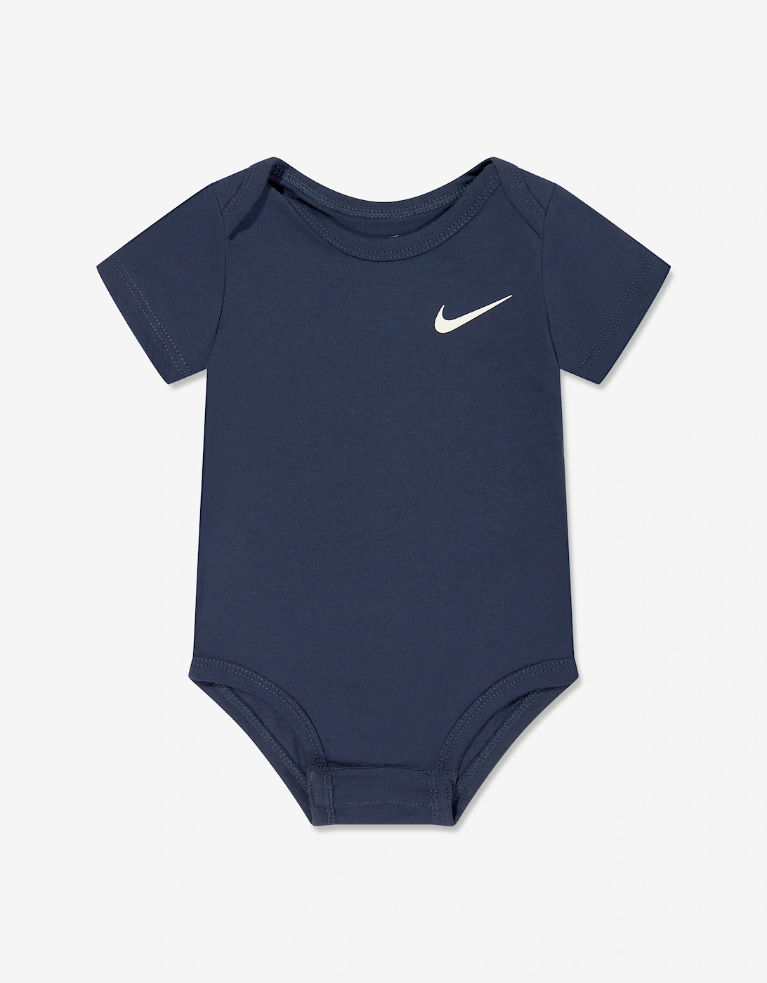 Baby Girls 3 Pack Swoosh Bodysuit Set in Multicolour