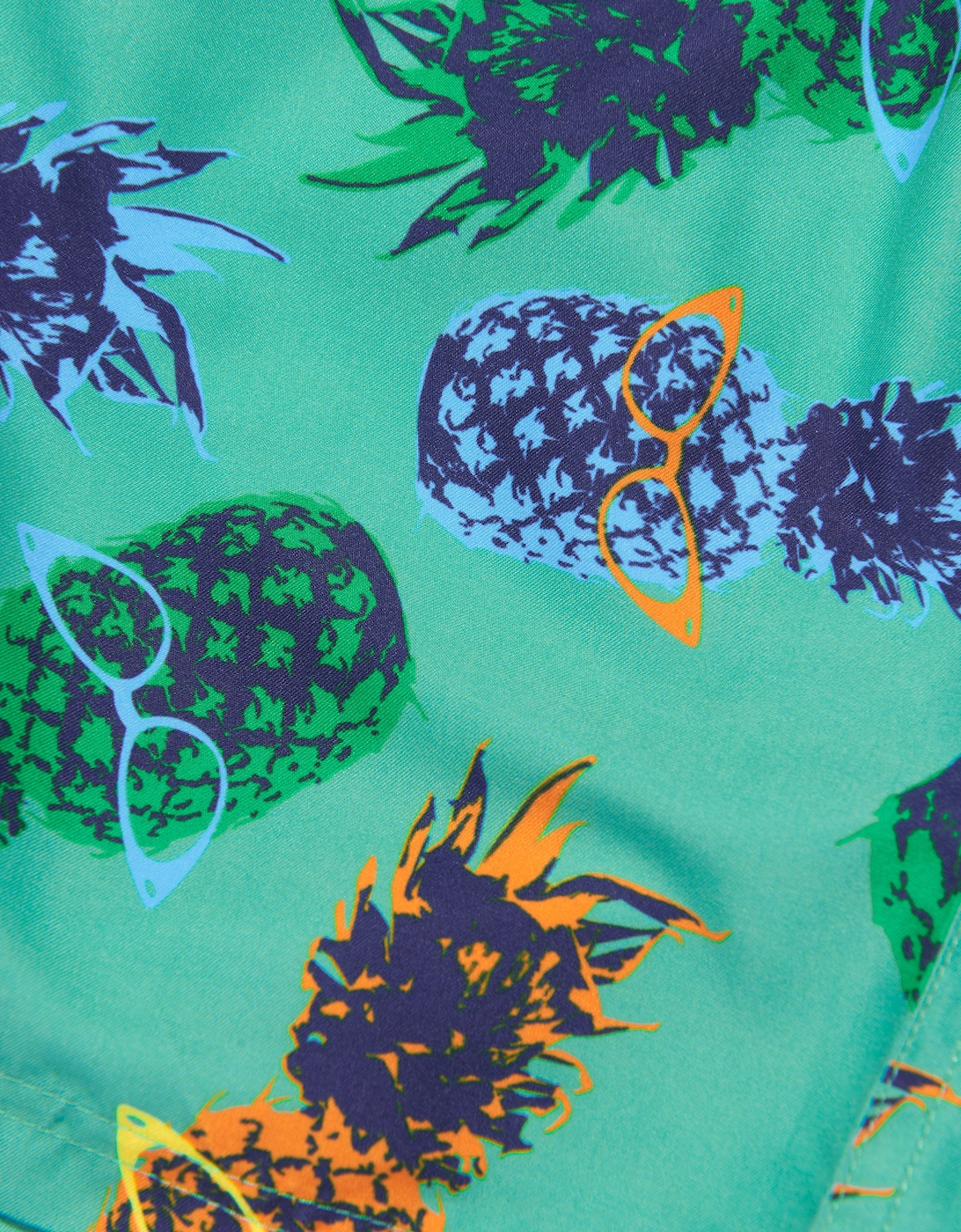 Boys Pineapple Swim Shorts (UPF50+) in Green