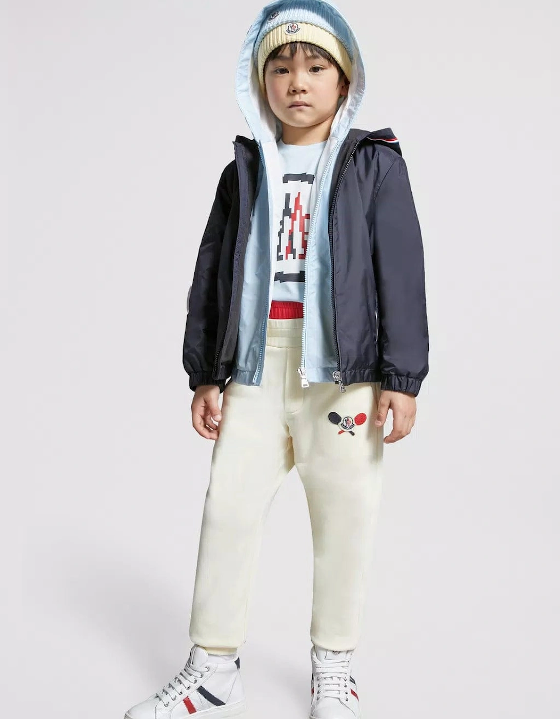 Enfant Boys Granduc Zip Up Jacket in Navy