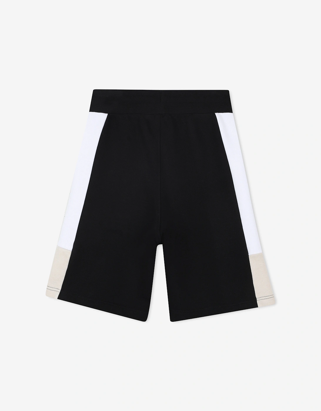 BOSS Boys Colourblock Bermuda Shorts in Black