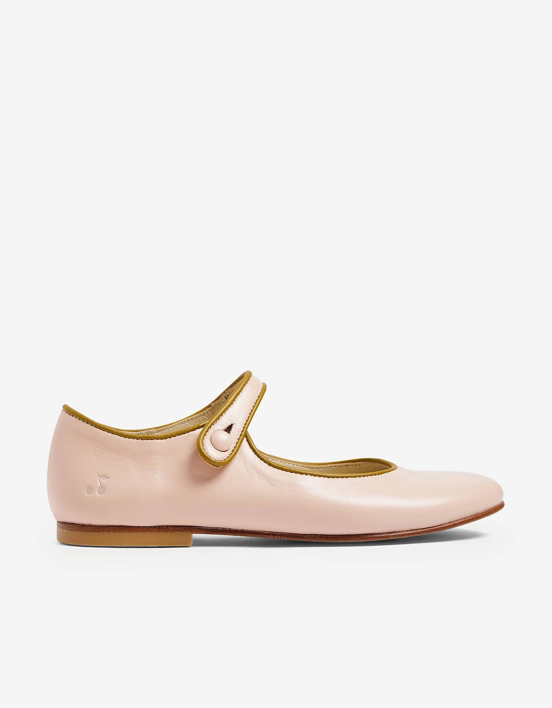 Girls Leather Ella Ballerinas in Pink, 5 of 4