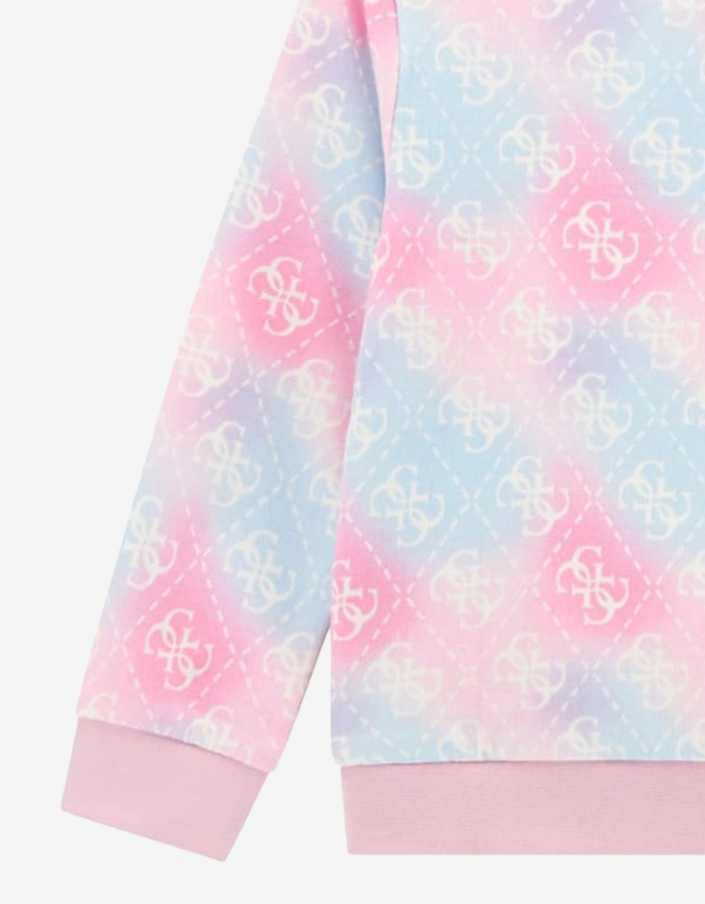 Girls Love Logo Sweatshirt in Multicolour
