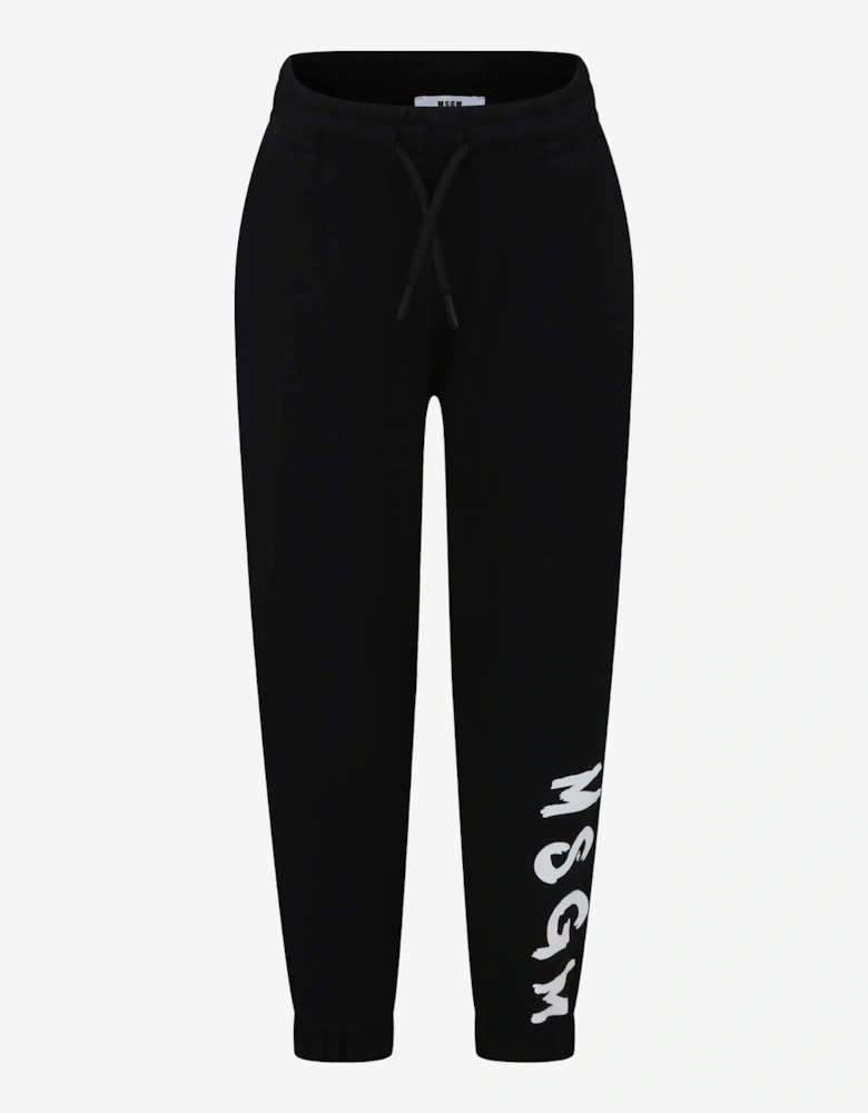 Kids Logo Joggers in Black