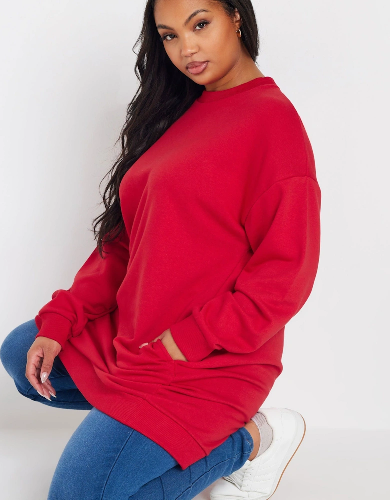 Long Sleeve Sweatshirt Dress