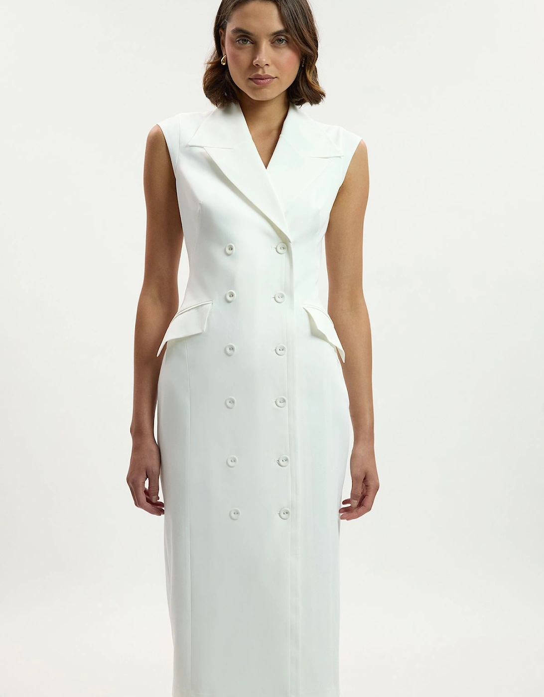 Tall Tailored Tux Pencil Dress, 2 of 1