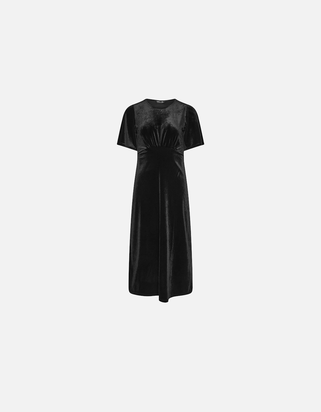 Petite Velour Empire Midi Dress, 2 of 1