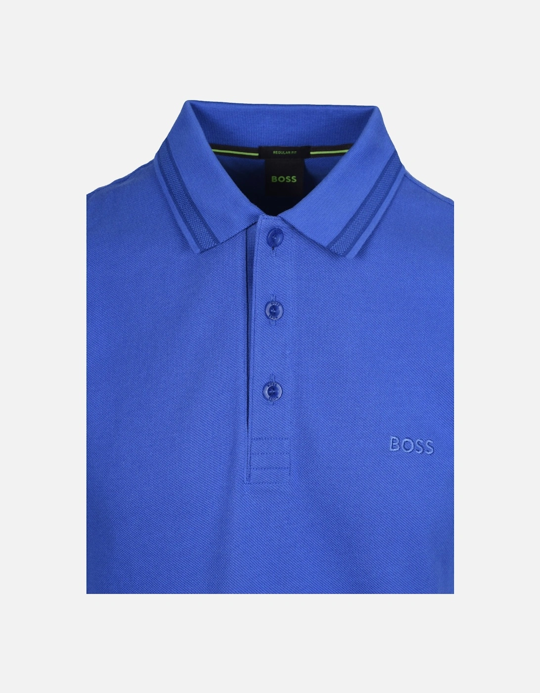 Boss Green Paddy Polo Shirt Medium Blue