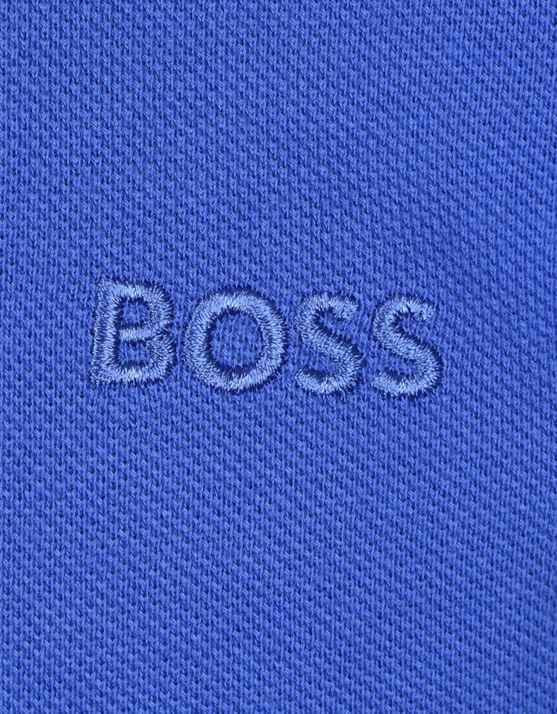 Boss Green Paddy Polo Shirt Medium Blue
