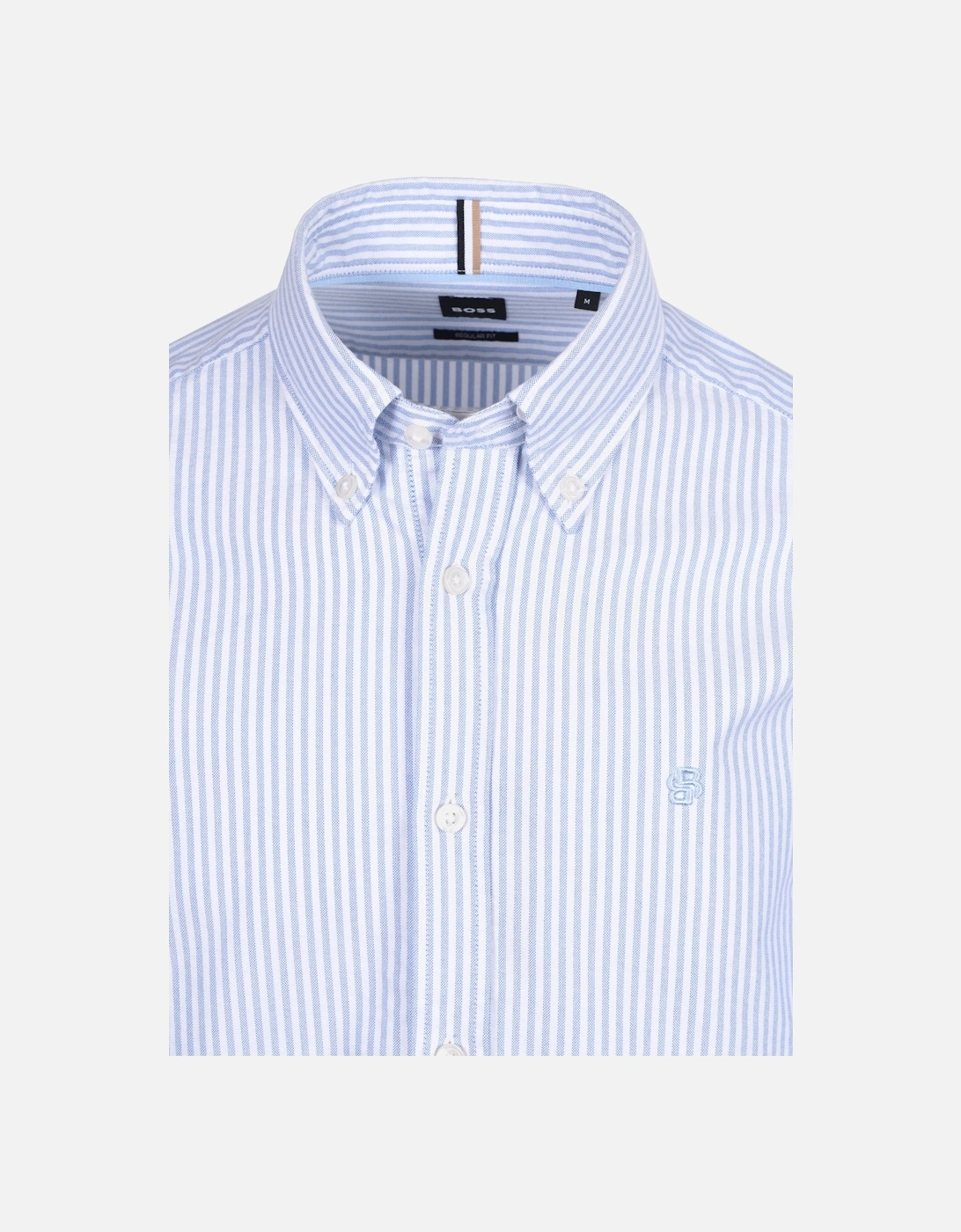 Boss Black H Liam Stripe Oxford Shirt Light Pastel Blue