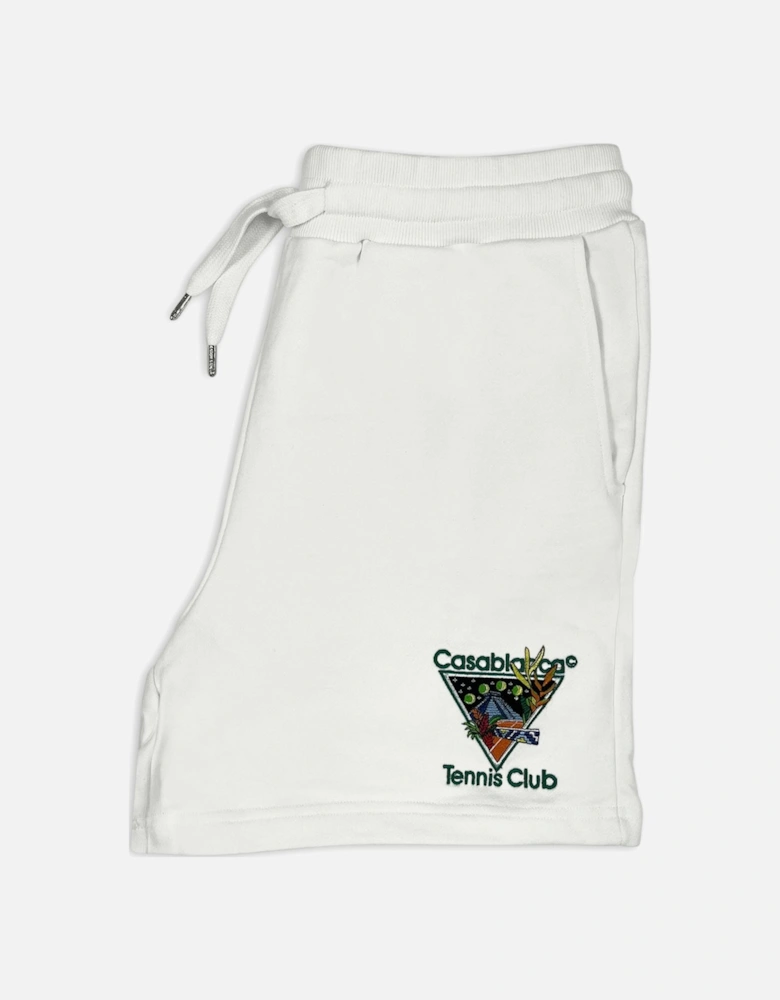 Men's La Joueuse Tennis Club Off-White Shorts
