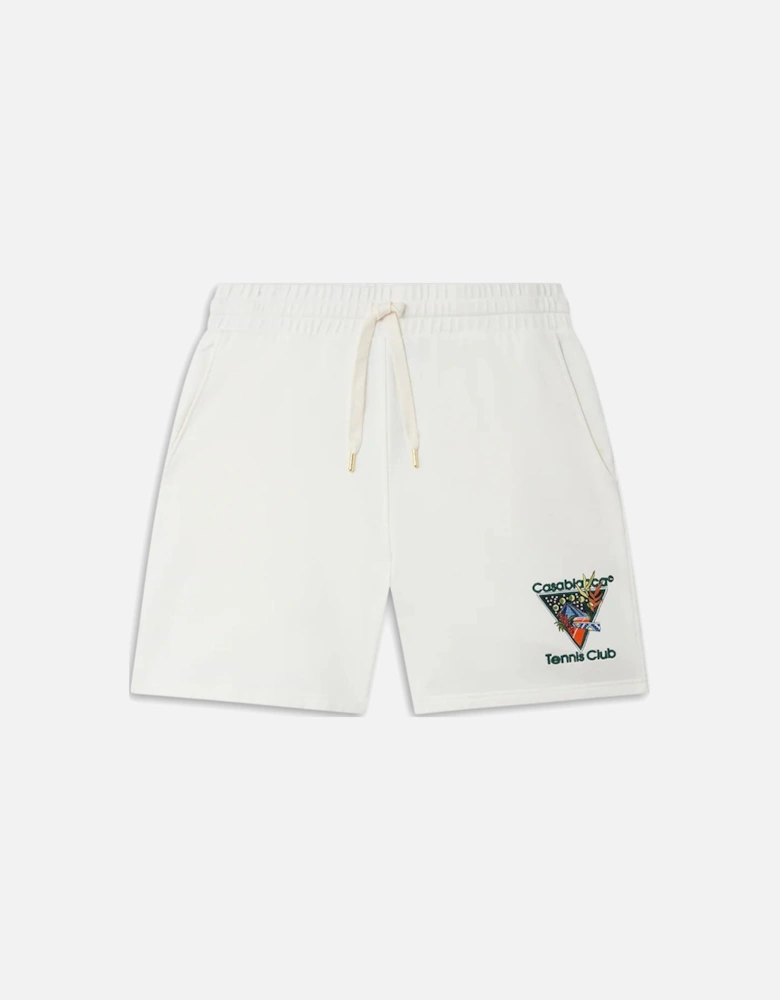 Men's La Joueuse Tennis Club Off-White Shorts