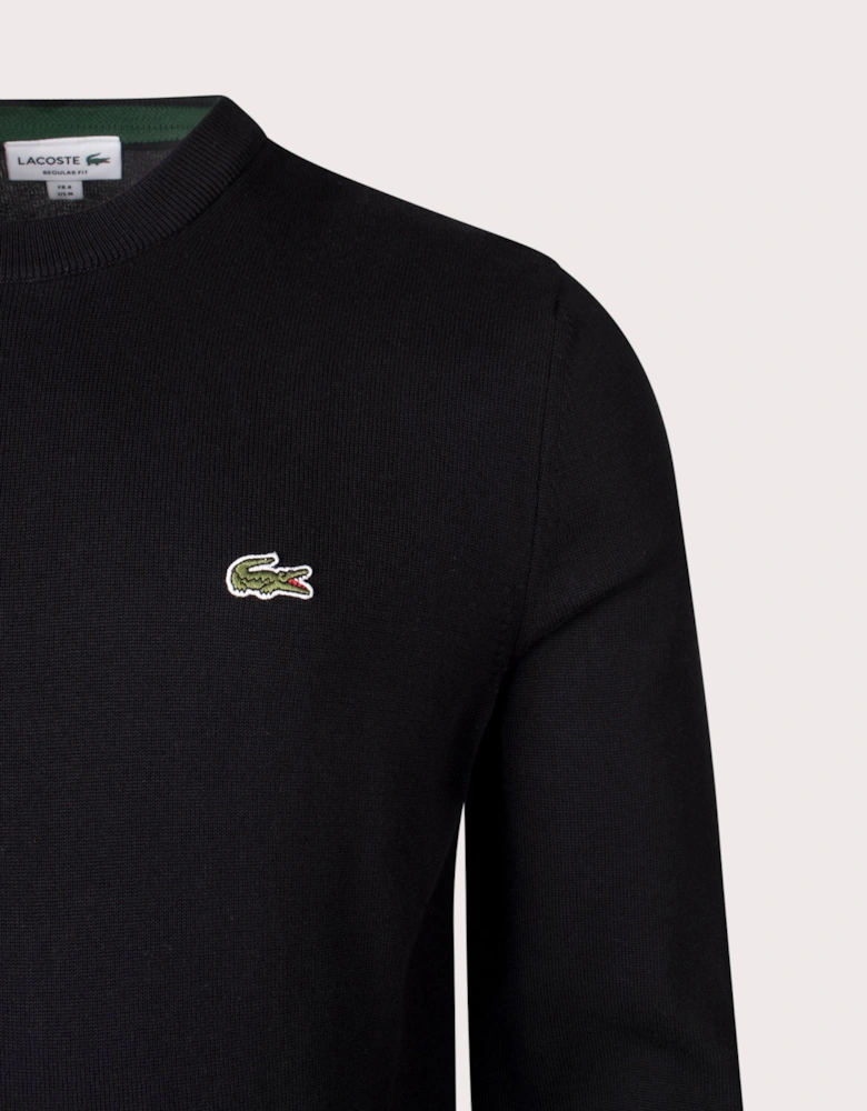 Croc Logo Knitted Jumper