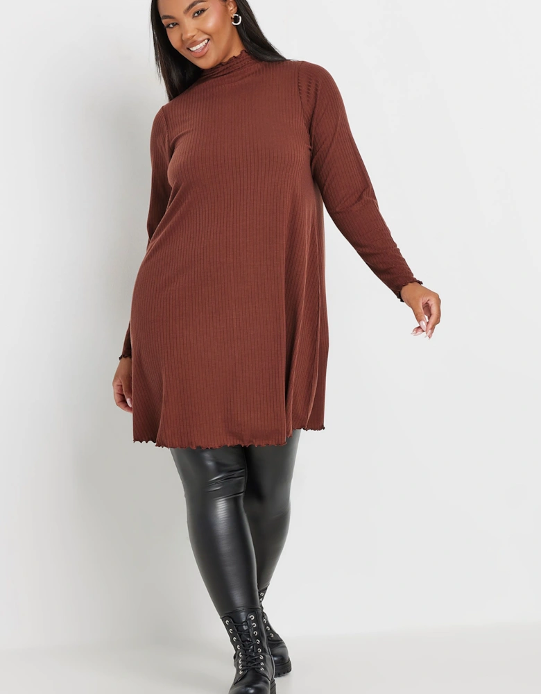 Lettuce Edge Tunic Dress