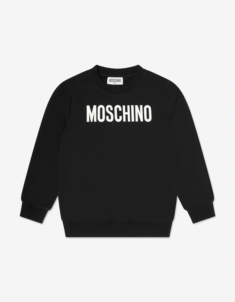 Kids Logo Tracksuit in Black