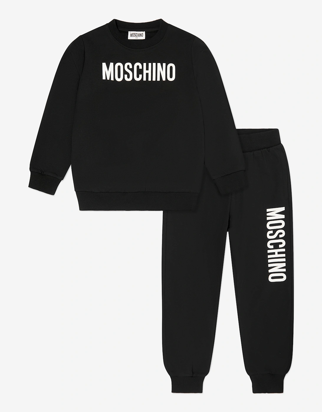 Kids Logo Tracksuit in Black, 5 of 4