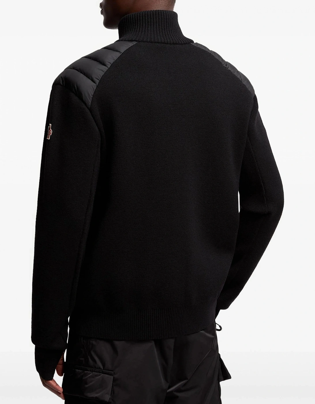 Zip Through Cardigan Black