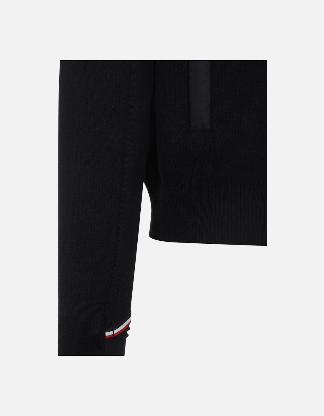 Zip Through Cardigan Black