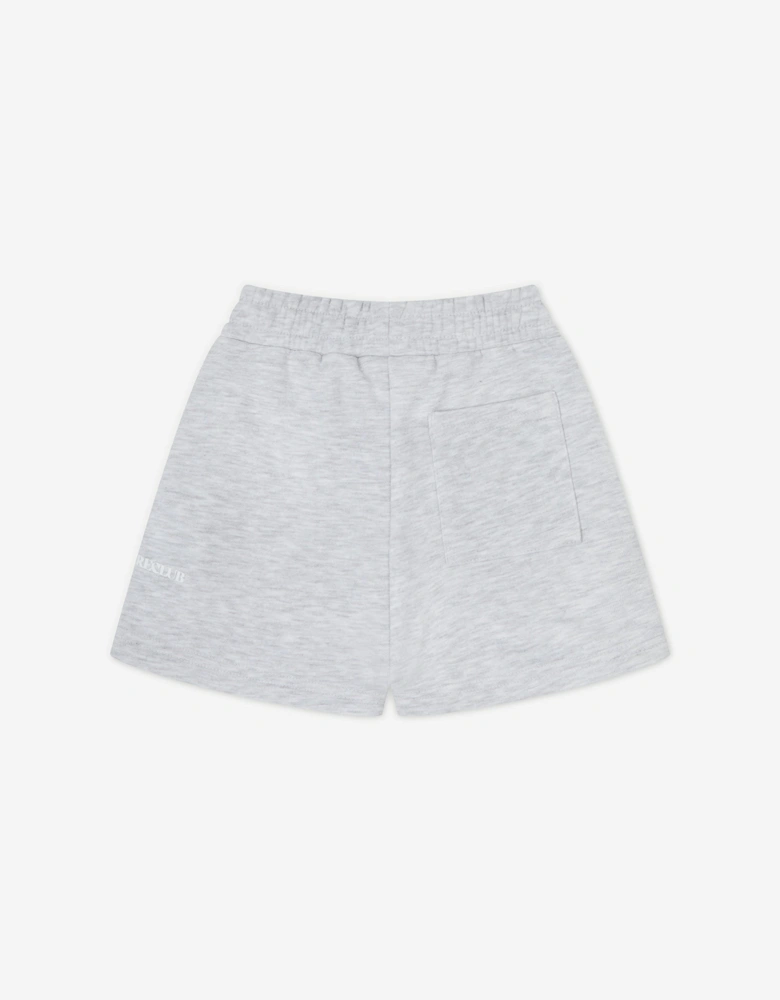 Kids Raw Seam Shorts in Grey