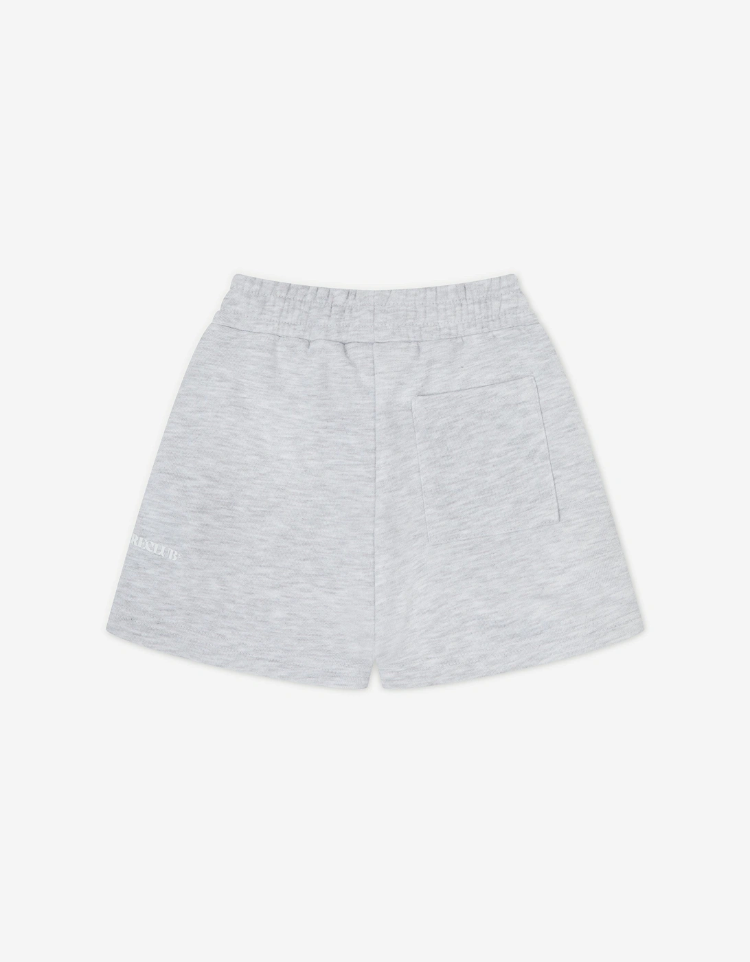 Kids Raw Seam Shorts in Grey
