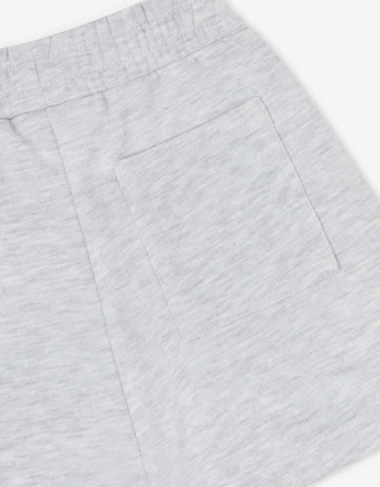 Kids Raw Seam Shorts in Grey