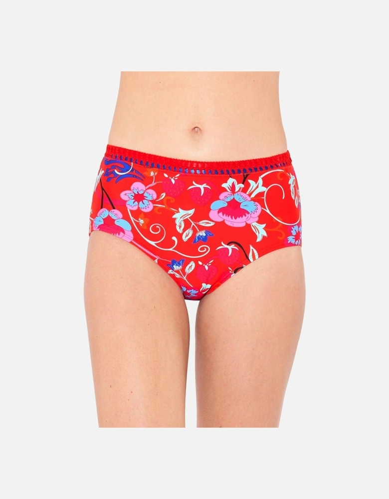 Crochet High Waist Bikini Brief