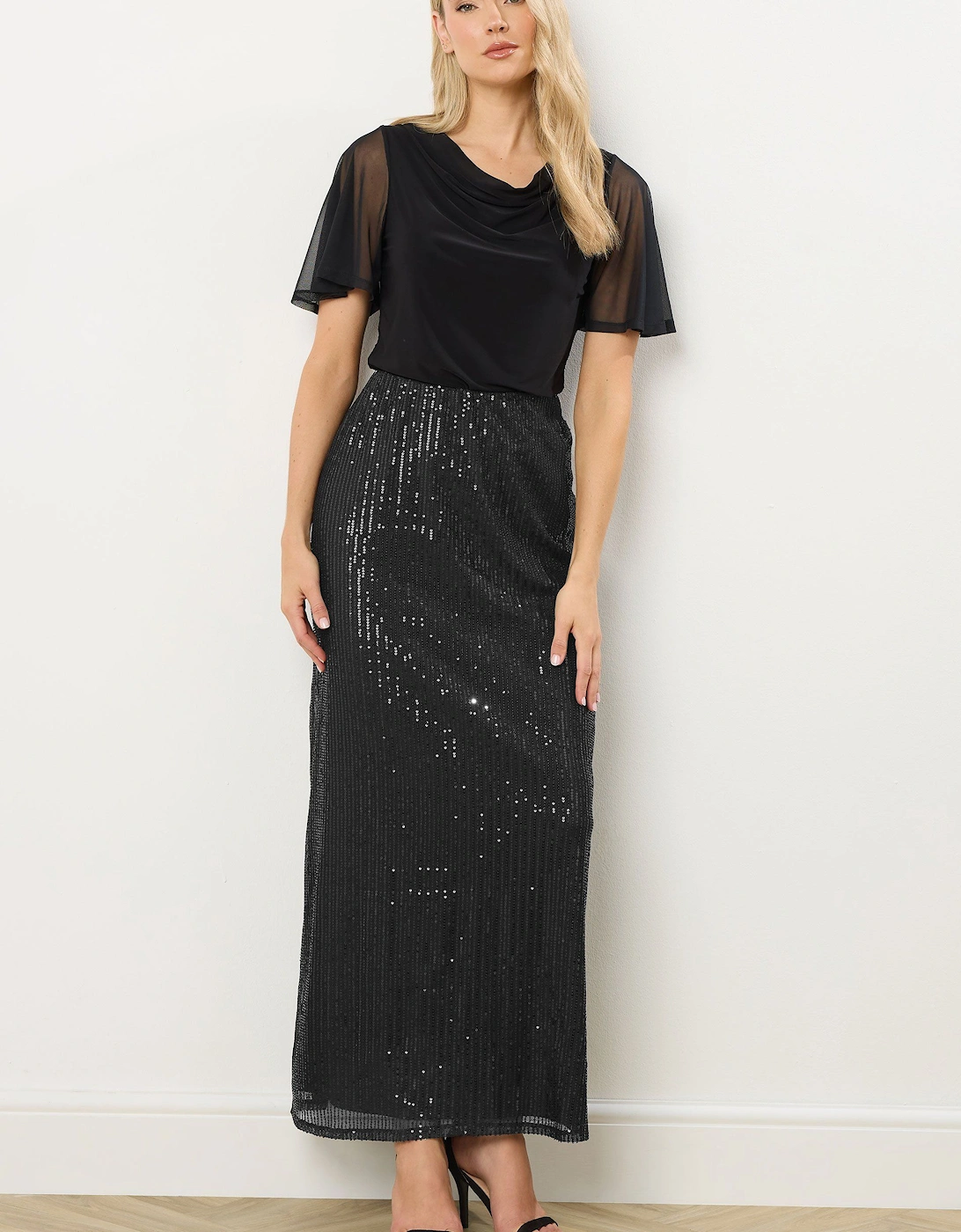 Tall Sequin Maxi Skirt, 2 of 1