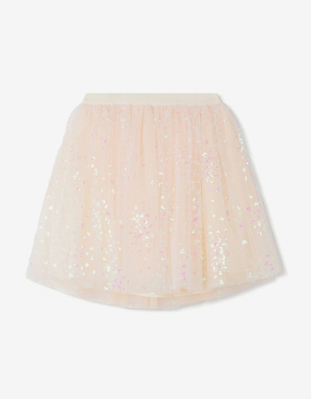 Girls Pois Tulle Skirt in Pink, 4 of 3