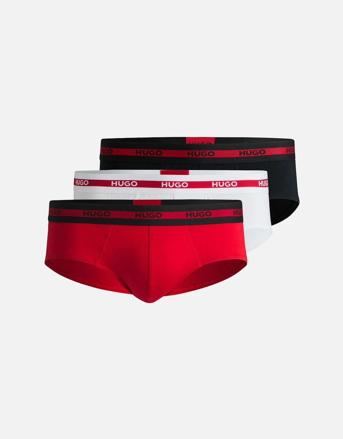 3 Pack of Logo Hip Briefs, 4 of 3