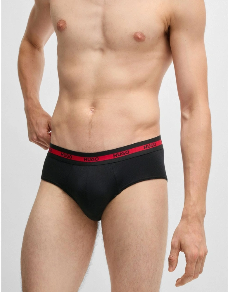 3 Pack of Logo Hip Briefs