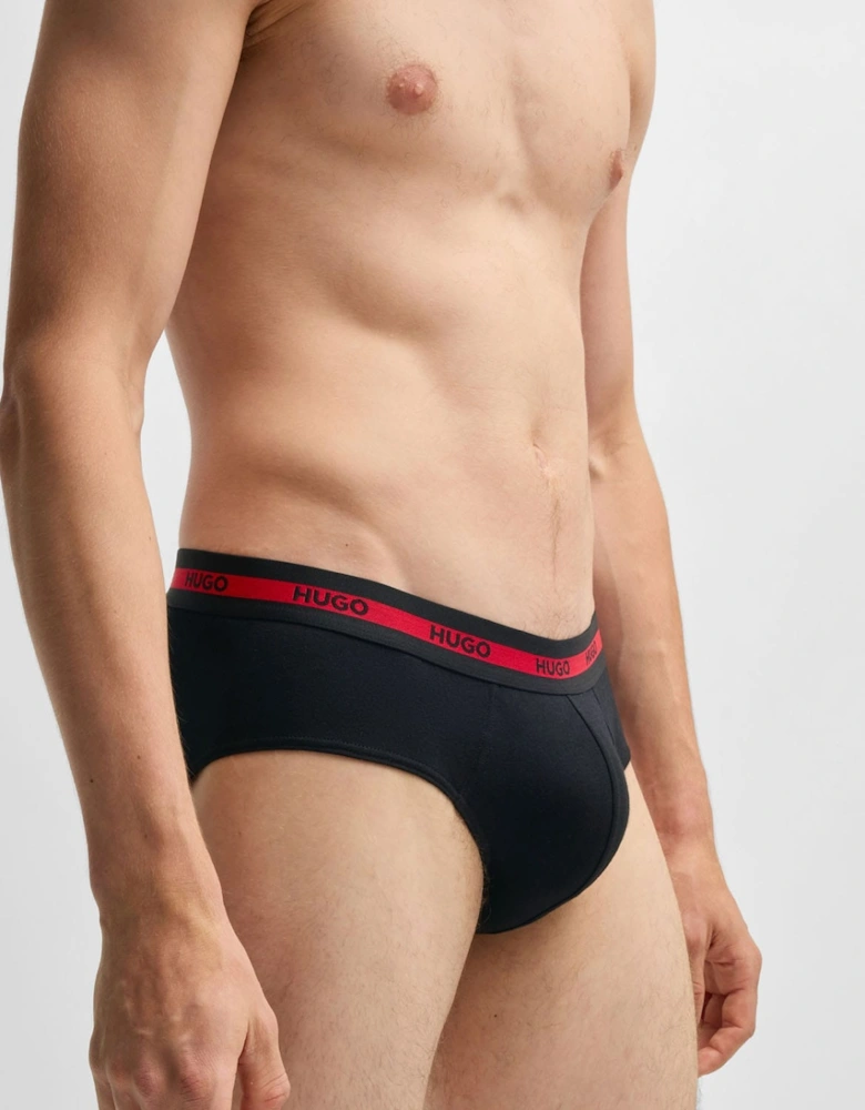3 Pack of Logo Hip Briefs