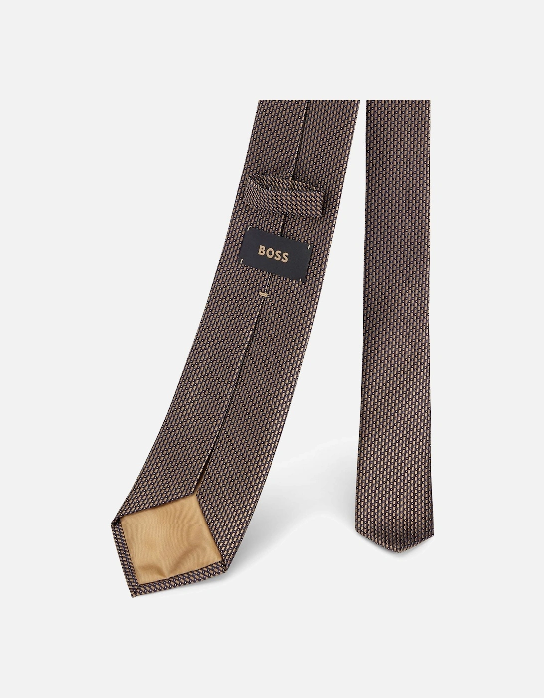 Micro-Pattern Tie in Silk Jacquard