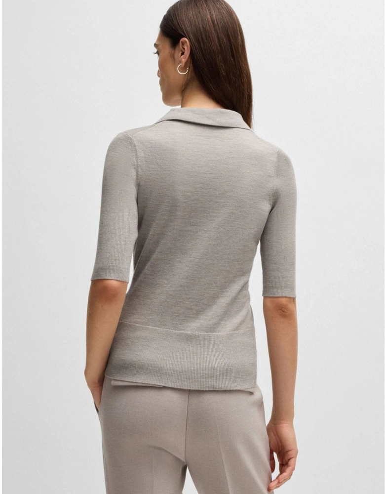 Fatirame Button Placket Sweater