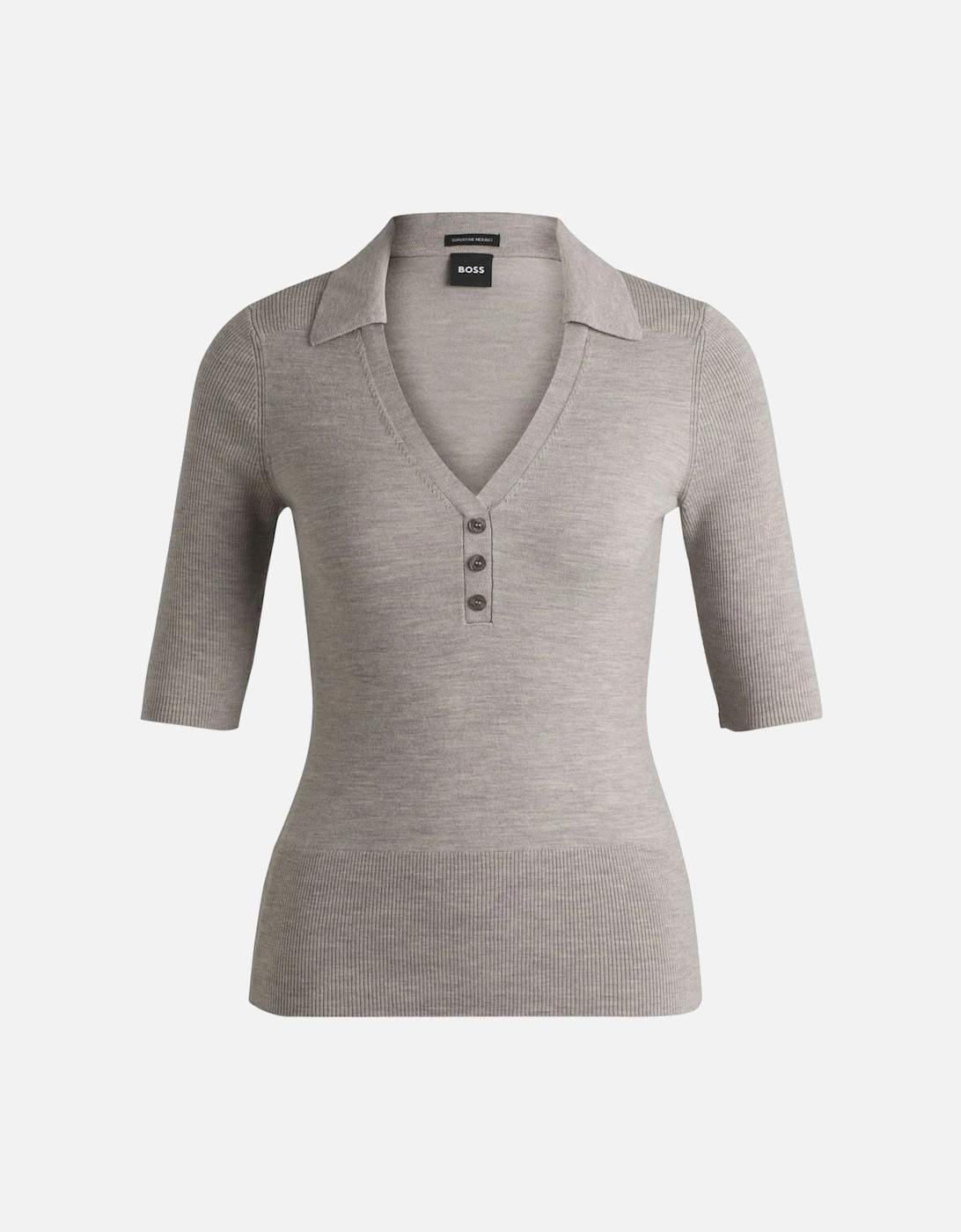 Fatirame Button Placket Sweater