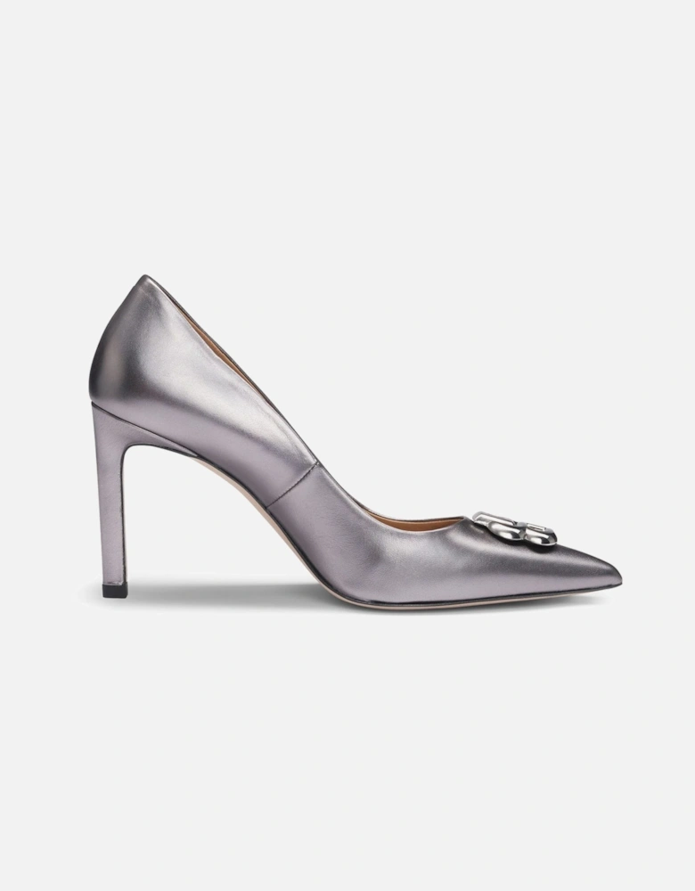 Janet Double B Monogram Pumps