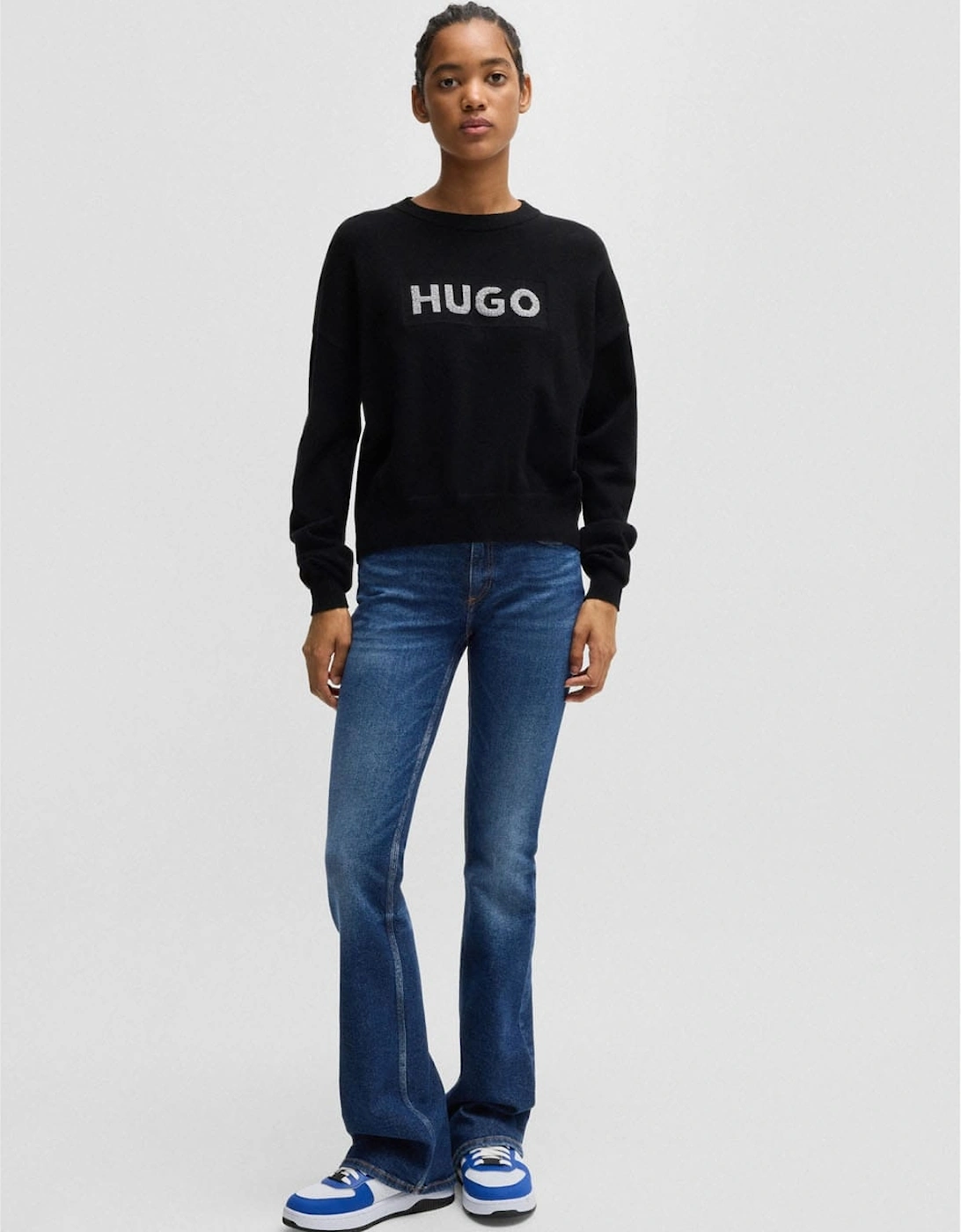 Getti B Flared Low-Rise Jeans