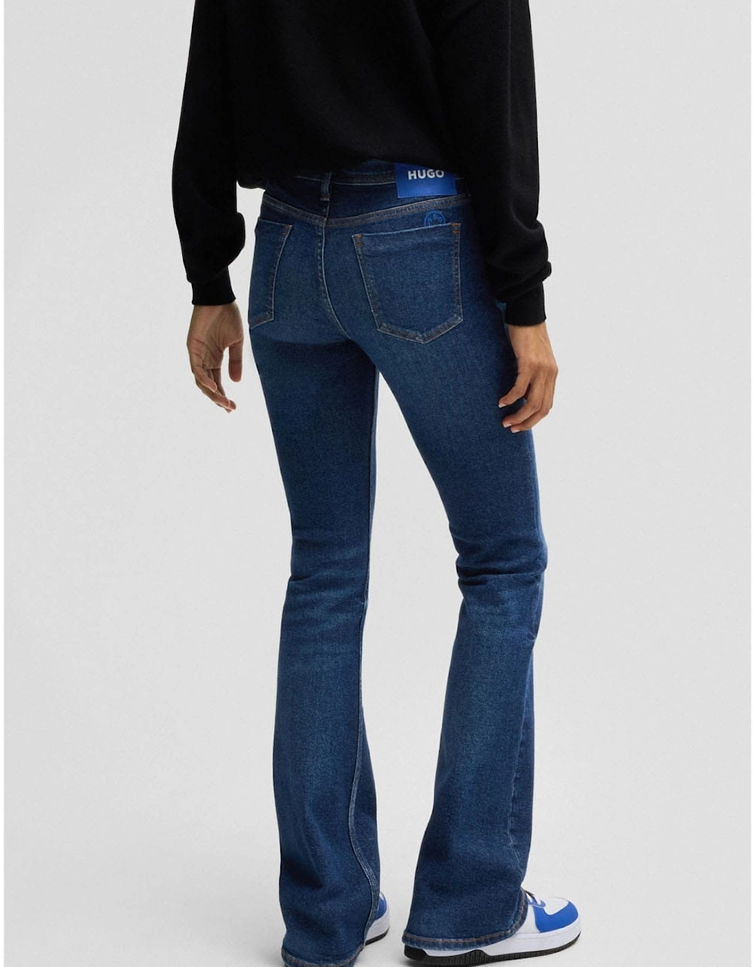 Getti B Flared Low-Rise Jeans