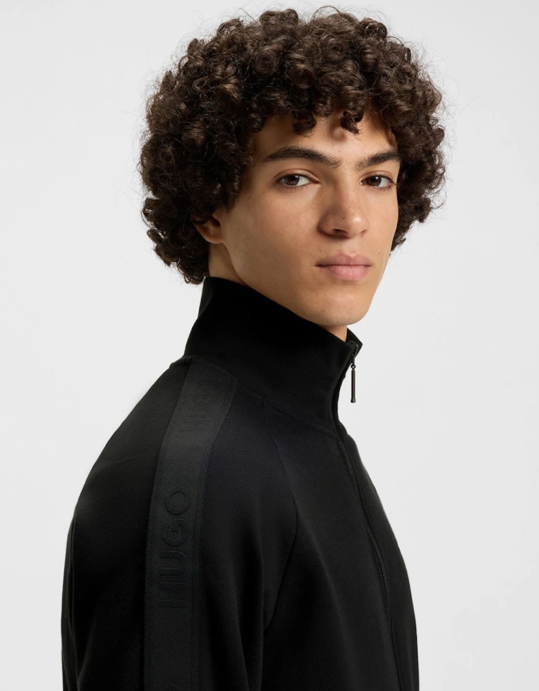 Tonal Logo Zip-Up Jacket