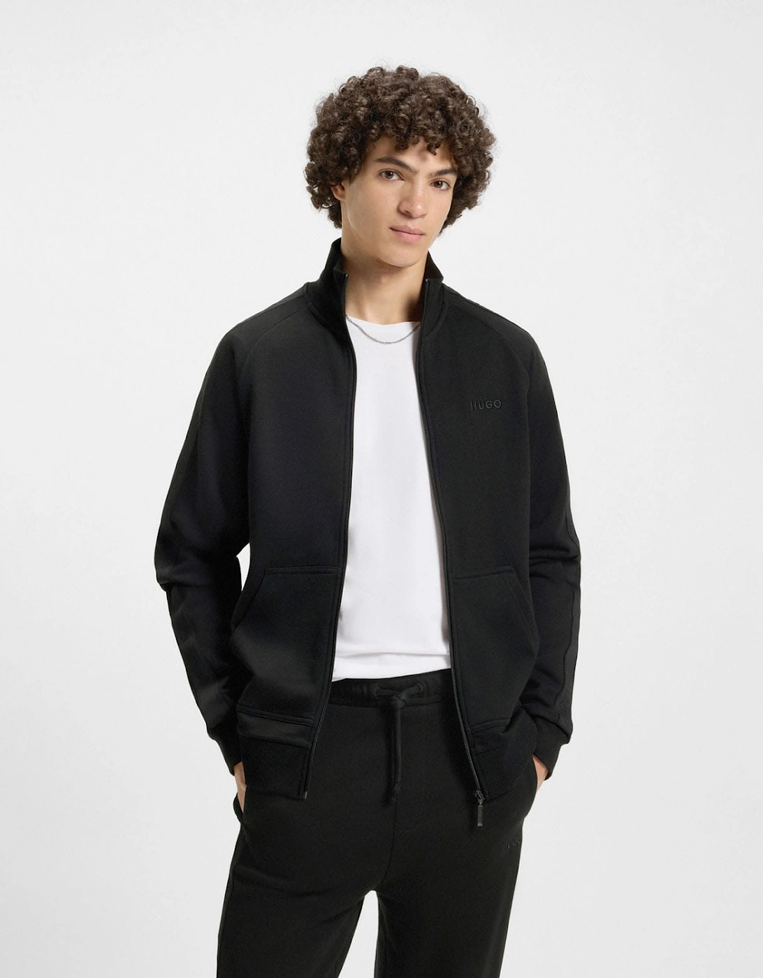 Tonal Logo Zip-Up Jacket, 6 of 5