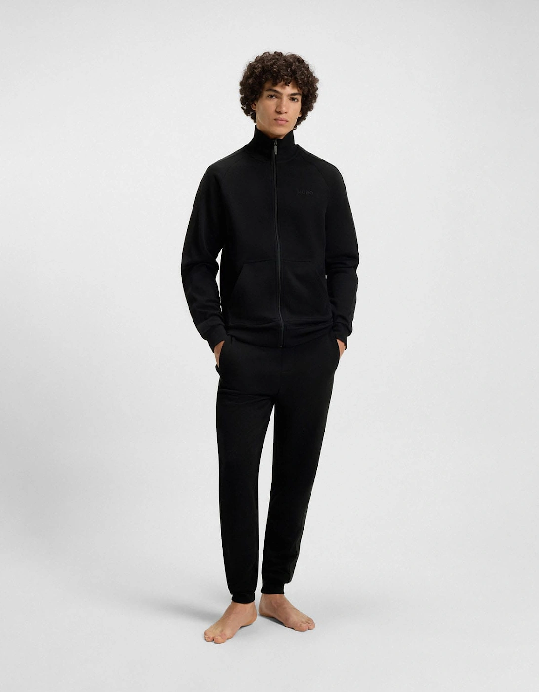 Tonal Logo Zip-Up Jacket