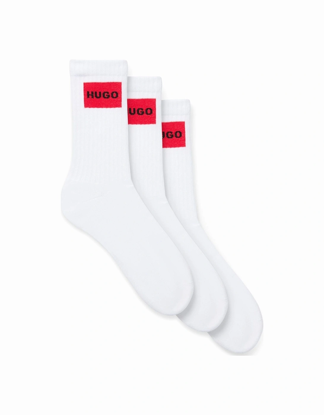 3 Pack of Red Logo Socks, 4 of 3