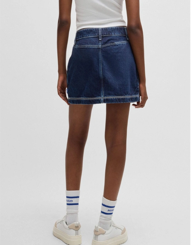 Garalia B Mini Denim Skirt