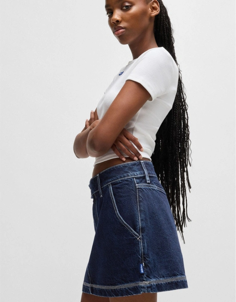 Garalia B Mini Denim Skirt