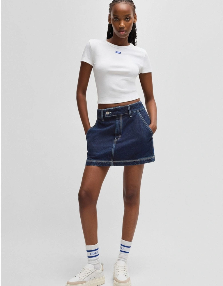 Garalia B Mini Denim Skirt