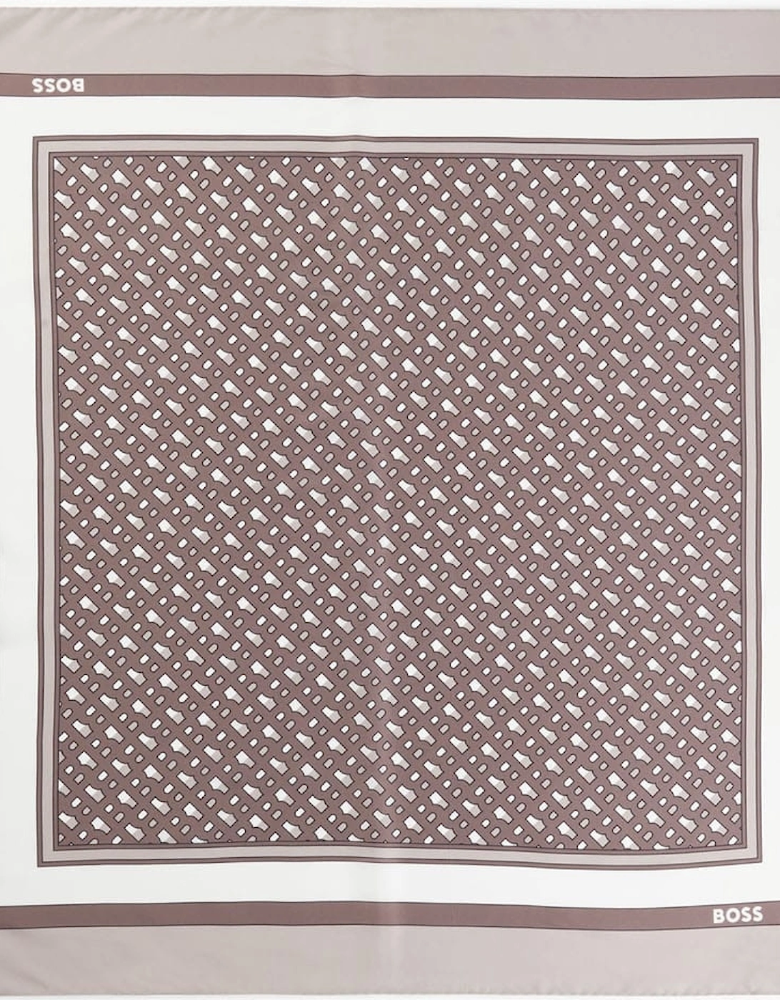 Hugo Boss Women's Lainy Monogram Scarf - Lainy Scarf - Brown - Size: ONE size